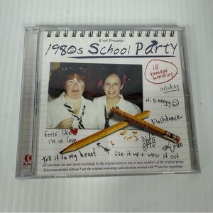 K-tel Presents 1980s School Party 18 Teenage Memories Music Cd Collection NWT